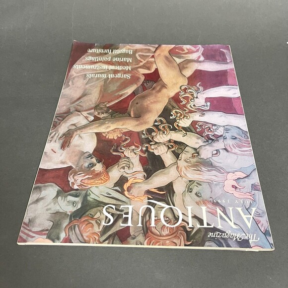 The Magazines Antiques July 1999 Sargent Murals Medical Instruments Bugatti Furn - Picture 4 of 5